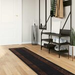 vidaXL Coureur de Tapis MARSA Noir 50 x 400 cm Polyester et PVC