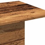 vidaXL Table basse vieux bois 102x55 5x40 cm bois d'ingénierie