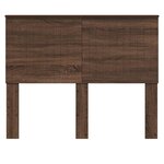 vidaXL Tête de lit Chêne brun 135 cm Bois d'ingénierie