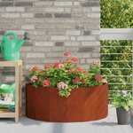 vidaXL Jardinière Rouillé 90 x 45 x 35 cm