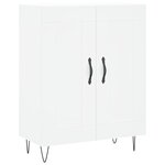 vidaXL Buffet blanc 69 5x34x90 cm bois d'ingénierie