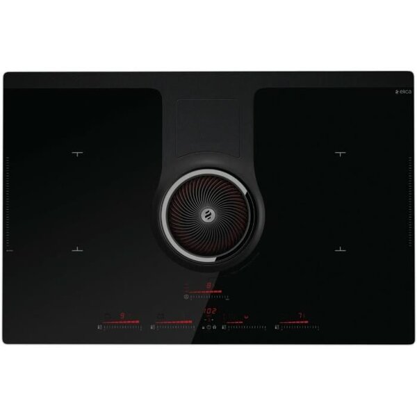 Table de cuisson induction aspirante ELICA PRF0120975A Noir
