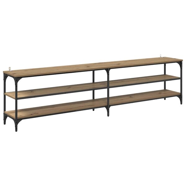 vidaXL Meuble TV Chêne artisanal 200 x 30 x 50 cm