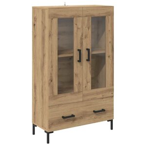 vidaXL Haut Armoire avec tiroir Chêne artisanal 69 5 x 31 x 115 cm