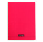 Cahier piqué POLYPRO 21x29 7 cm 96p séyès 90g Rouge CALLIGRAPHE