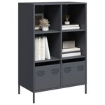 vidaXL Buffet haut anthracite 68x39x103 5 cm acier
