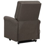 vidaXL Fauteuil Marron Tissu