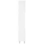 vidaXL Armoire de salle de bain blanc 30x30x190 cm bois d'ingénierie