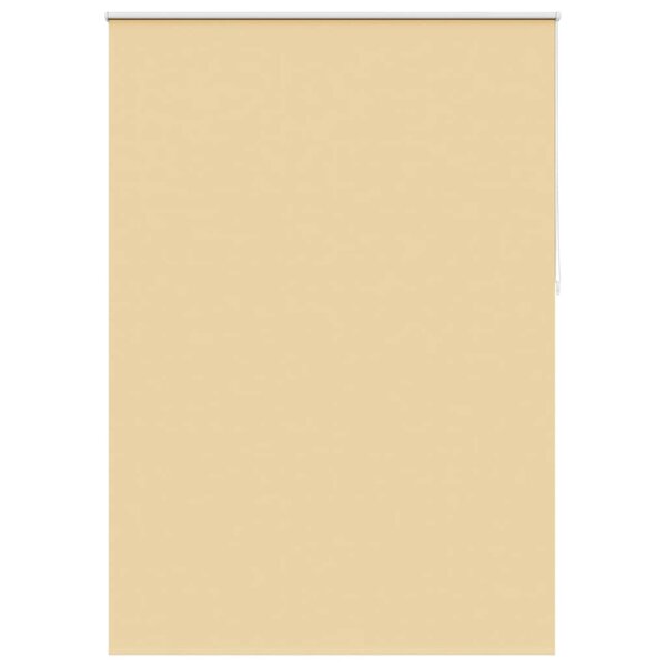 vidaXL Store enrouleur occultant 164 4 x 230 cm  largeur du tissu 160 cm  beige