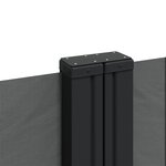 vidaXL Auvent latéral rétractable anthracite 160x600 cm