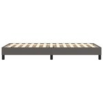 vidaXL Cadre de lit sans matelas gris 90x200 cm similicuir