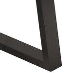 vidaXL Table basse avec bord naturel 60x60x40 cm Bois d'acacia massif