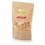Sachet plastique zip kraft avec fenêtre transparente à soudures étanches 100ml (lot de 250)