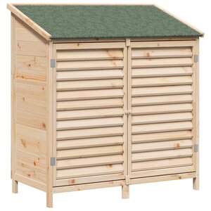 vidaXL Abri de jardin Naturel 106 x 56 x 113 5 cm Bois de Sapin Massif
