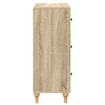 vidaXL Armoire à tiroirs Chêne Sonoma 66 x 34 5 x 90 cm