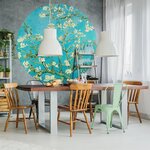 Wallart papier peint cercle almond blossom 142 5 cm