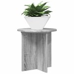 vidaXL Support de Plante 2 pièces Sonoma gris 40 x 40 x 40 cm