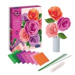 Fleurs en crepon - Roses - Art et creations