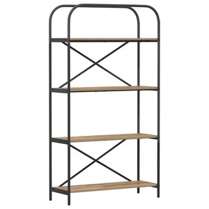 vidaXL Étagère chêne artisanal 80 x 30 x 146 cm Bois d'ingénierie