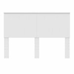 vidaXL Tête de lit avec tête de lit Blanc 140 cm Bois d'ingénierie