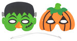 Masques d'Halloween pour enfant Monstre et Citrouille