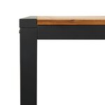 vidaXL Table de jardin et pieds en forme de U 200x90x75 cm bois acacia