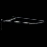 vidaXL Auvent rétractable automatique avec LED bordeaux 300x250 cm