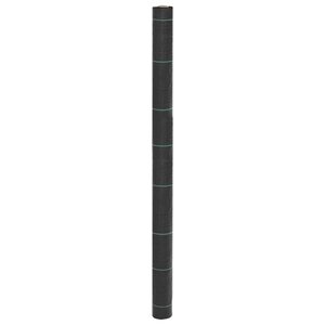 vidaXL Membrane anti-mauvaises herbes noir 1 5x25 m PP