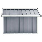 vidaXL Abri pour robot de jardin 92x97x63 cm Acier galvanisé Gris