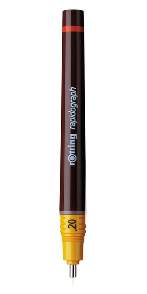 rOtring Stylo de dessin technique Rapidograph, 0,20 mm