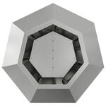 vidaXL Jardinière Argent 50 x 50 x 40 cm Acier galvanisé