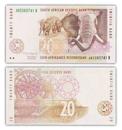 Billet de Collection 20 Rand 1999 Afrique Du Sud - Neuf - P124b