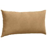 vidaXL Coussins de canapé 2 Pièces Marron 80 x 40 cm