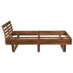 vidaXL Cadre de lit Bois d'acacia massif 180 x 200 cm