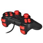 Esperanza EGG102R Manette de jeu Noir  Rouge USB 2.0 Manette de jeu Analogique/Numérique PC