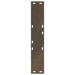 vidaXL Pieds de table à manger en forme de V 2 pièces Acier naturel 50 x (72-73 3) cm Acier