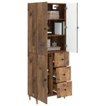 vidaXL Ensemble de Meubles 2 Pièces 66 x 34 5 x 90 cm Bois d'ingénierie