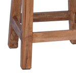 vidaXL Tabouret Naturel 30 x 30 x 47 cm Bois d'Acajou