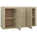 vidaXL Buffet Chêne sonoma 120x36x69 cm Bois d’ingénierie