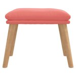 vidaXL Repose-pied Rose 45x29 5x35 cm Velours