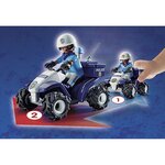 PLAYMOBIL 71092 - City Action Policier et quad