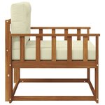 vidaXL Sofa de milieu extérieur Naturel