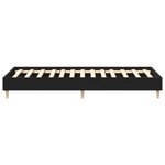 Cadre de lit vidaXL 120x200 cm Chêne noir en bois reconstitué