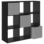 vidaXL Buffet Chêne noir 102 x 31 x 99 5 cm