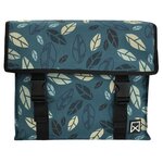 Willex sac double de vélo city bush 34 l vert et bleu