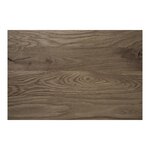 Table de café chêne fumé base en métal noir 70 x 70 x 75 cm