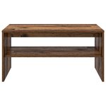 vidaXL Table basse Bois ancien 80 x 50 x 40 cm Bois d'ingénierie