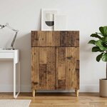 vidaXL Buffet Bois ancien 66 x 34 5 x 90 cm Bois d'ingénierie