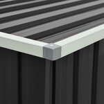 vidaXL Boîte de rangement de jardin Anthracite 171x99x93 cm