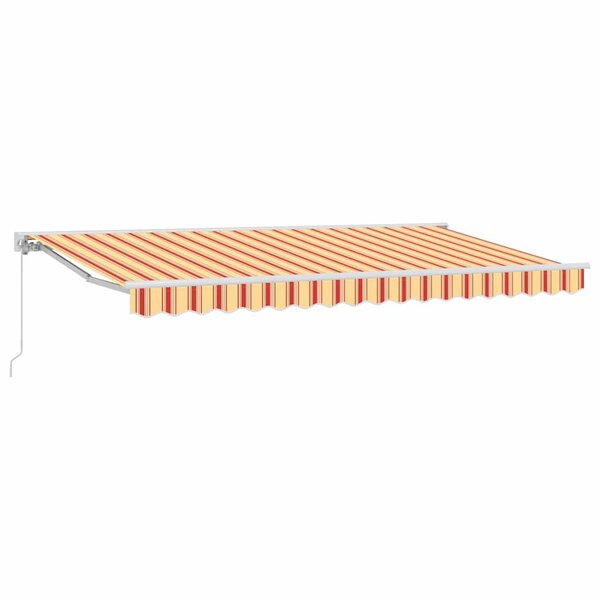 vidaXL Auvent Rétractable Rayure Multicolore 400x200 cm tissu